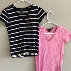Polo v neck T-shirt bundle